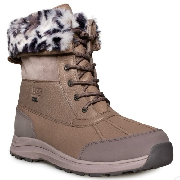 Ugg Adirondack III Waterproof Boots in Panther Grey - Picture 1 of 1